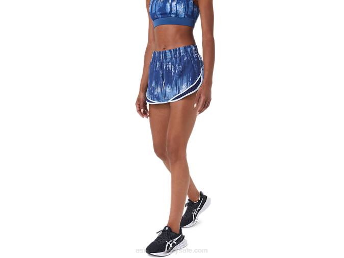 Asics pantalón corto de mujer pr lyte teñido anudado tiburón 25 pulgadas - Image 3