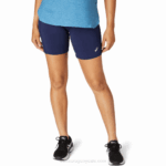 Asics pantalón corto de punto 7 pulgadas mujer color vibrante