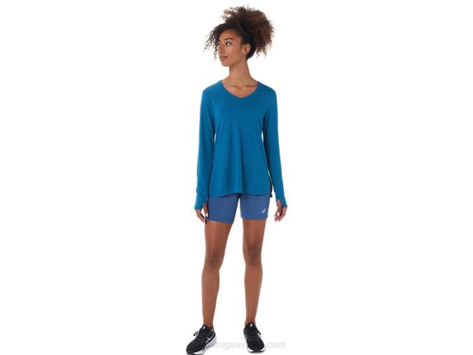Asics pantalón corto de punto 7 pulgadas mujer gran tiburón cómodo y deportivo - Image 4