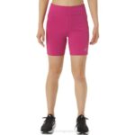 Asics pantalón corto de punto 7 pulgadas mujer rojo fucsia tendencia