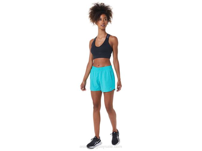 Asics pantalón corto de running 4 pulgadas mujer color vidrio de mar - Image 4