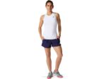 Asics pantalón corto femenino chaquetón blanco brillante estilo moderno - Image 2