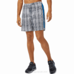 Asics pantalón corto gráfico listo para usar azul francés lake drive