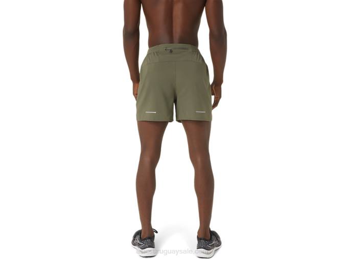 Asics pantalón corto hombre 5 pulgadas manto verde deportivo - Image 2