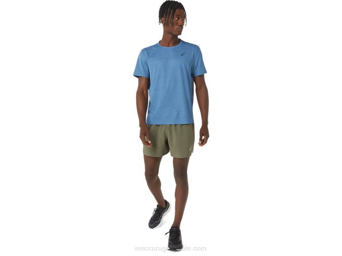 Asics pantalón corto hombre 5 pulgadas manto verde deportivo - Image 4