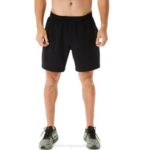 Asics pantalón corto hombre 7 pulgadas rendimiento negro