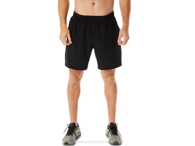 Asics pantalón corto hombre 7 pulgadas rendimiento negro - Image 1
