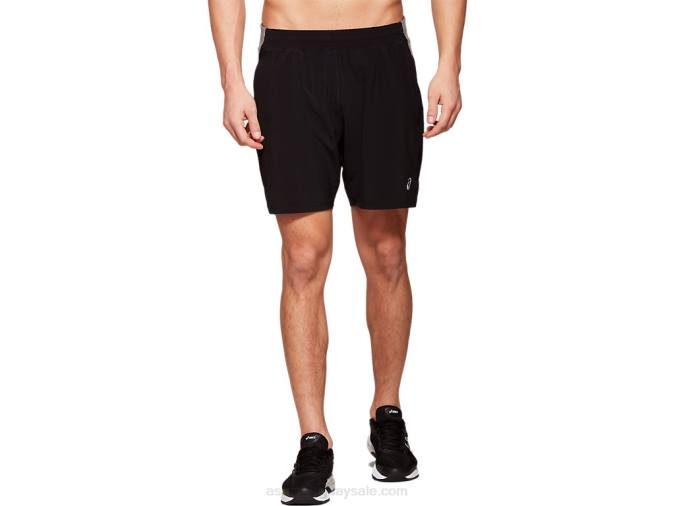 Asics pantalón corto hombre 7in rendimiento negro 2 en 1 - Image 1