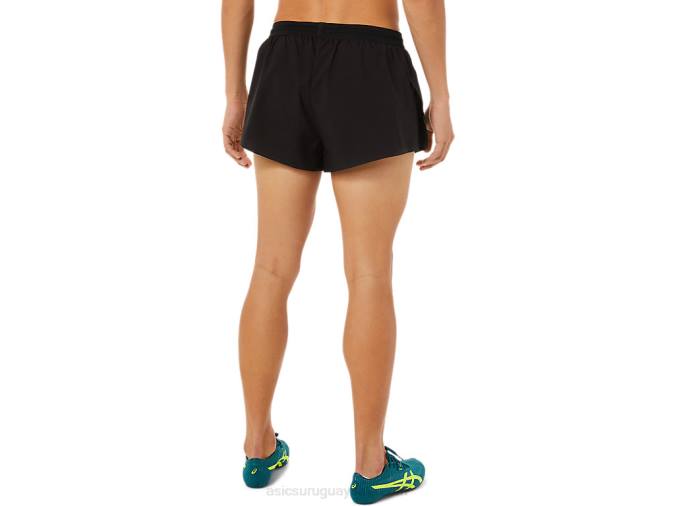 Asics pantalón corto malla ligera rendimiento negro para hombre - Image 2