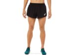 Asics pantalón corto malla ligera rendimiento negro para hombre