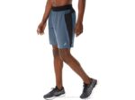 Asics pantalón corto mezclador 9 pulgadas hombre azul acero con estilo - Image 3