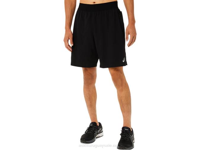 Asics pantalón corto mezclador 9 pulgadas hombre negro rendimiento - Image 1