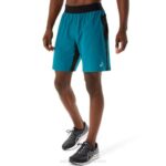 Asics pantalón corto mezclador 9 pulgadas hombre pino terciopelo negro rendimiento