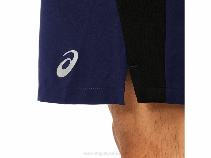 Asics pantalón corto mezclador 9 pulgadas rendimiento negro para hombre - Image 2