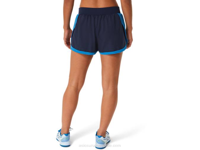 Asics pantalón corto mujer medianoche verde peligro estilo y comodidad - Image 2