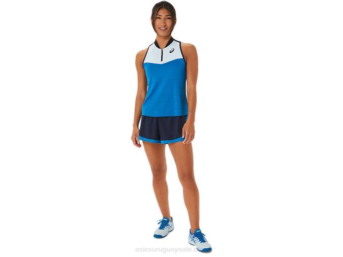 Asics pantalón corto mujer medianoche verde peligro estilo y comodidad - Image 3