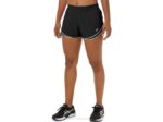 Asics pantalón corto mujer pr lyte 25 pulgadas negro hoja de roca rendimiento