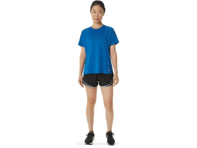Asics pantalón corto mujer pr lyte 25 pulgadas negro hoja de roca rendimiento - Image 4