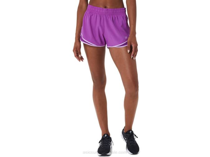 Asics pantalón corto mujer pr lyte 25 pulgadas orquídea estilo y confort - Image 1