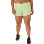 Asics pantalón corto mujer pr lyte 25 pulgadas verde lima brillante