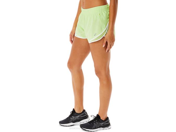 Asics pantalón corto mujer pr lyte 25 pulgadas verde lima brillante - Image 3