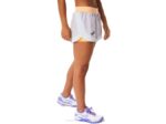 Asics pantalón corto mujer violeta oscuro naranja pop estilo deportivo - Image 3