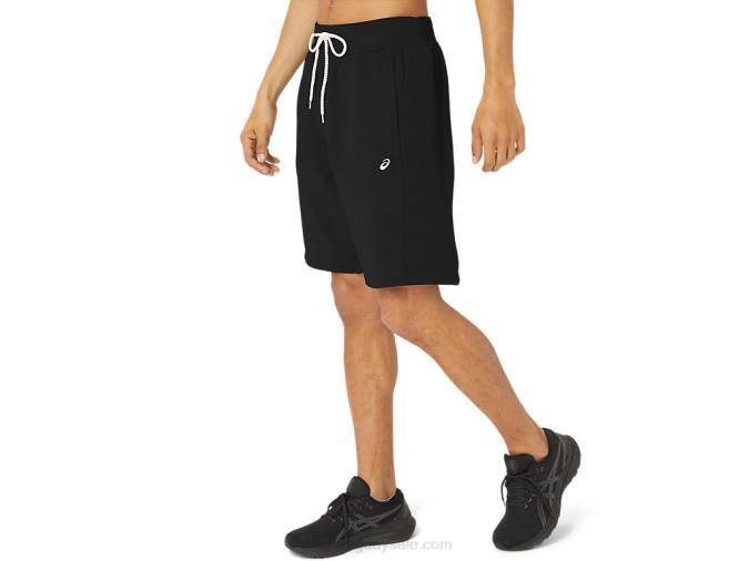 Asics pantalón corto polar rendimiento hombre negro cómodo y versátil - Image 3