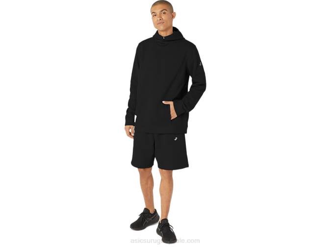 Asics pantalón corto polar rendimiento hombre negro cómodo y versátil - Image 4