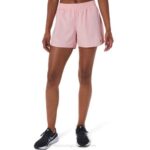 Asics Pantalón Corto Running 4 Pulgadas Rosa Escarchado Lyte Speed