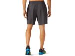 Asics pantalón corto tejido tren 7 pulgadas hombre gris grafito cómodo y ligero - Image 2