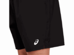 Asics pantalón corto tejido tren 7 pulgadas hombre negro rendimiento - Image 5