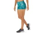 Asics Pantalón Corto Tren 2in Mujer Estampado Terciopelo Pino - Image 3