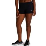Asics pantalón corto tren 2in mujer negro rendimiento activa