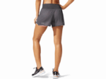 Asics Pantalón Corto Ventilado 2 en 1 Mujer Gris Melocotón - Image 2