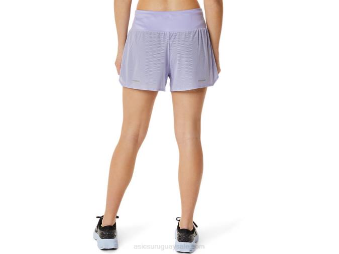 Asics Pantalón Corto Ventilado 2-en-1 Mujer Vapor Sombra Nocturna - Image 2