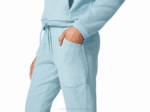 Asics pantalón de chándal elástico suave mujer azul humo - Image 3