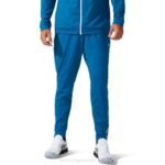 Asics pantalón de chándal hombre verde azulado brillante