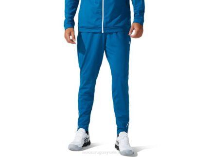Asics pantalón de chándal hombre verde azulado brillante