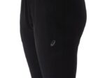 Asics pantalón de entrenamiento elástico básico mujer negro rendimiento - Image 4