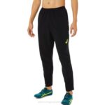 Asics pantalón elástico rendimiento negro para hombre