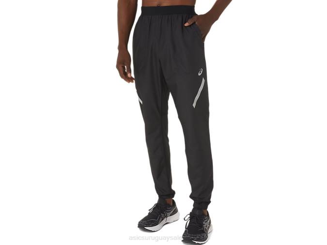 Asics pantalón ligero rendimiento negro para hombre confort y estilo - Image 1