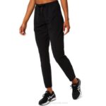 Asics pantalón tapered mujer rendimiento negro estilo y comodidad