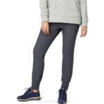 Asics pantalón tapered stretch mujer gris cómodo y moderno