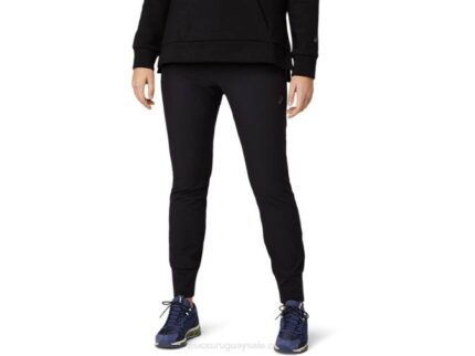 Asics pantalón tapered stretch mujer rendimiento negro estilo y comodidad