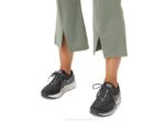 Asics Pantalones Acampanados Reutilizados Verde Liquen Abedul Eco Chic - Image 4