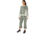 Asics Pantalones Acampanados Reutilizados Verde Liquen Abedul Eco Chic - Image 5
