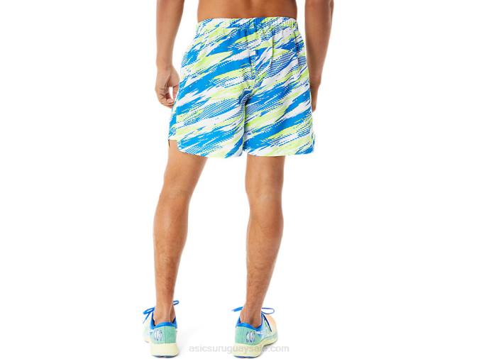 Asics Pantalones Cortos 5 Pulgadas Hombre Verde Peligro Listos para Usar - Image 2