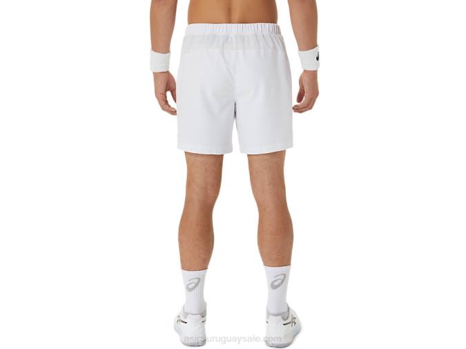 Asics pantalones cortos 7 pulgadas blanco brillante para hombres - Image 2