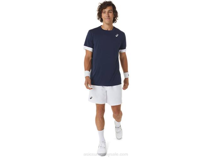 Asics pantalones cortos 7 pulgadas blanco brillante para hombres - Image 6