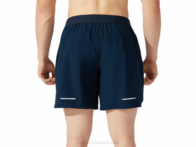 Asics pantalones cortos 7 pulgadas hombre azul francés estilo y confort - Image 4